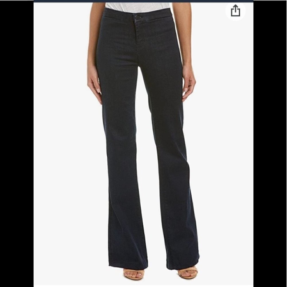 J Brand stretch tailored flare jeans in shade grey black sz 28